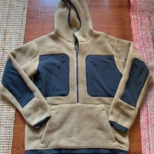 Mountain Hardwear HiCamp Fleece Hoody Pullover, Men's Medium, Tan